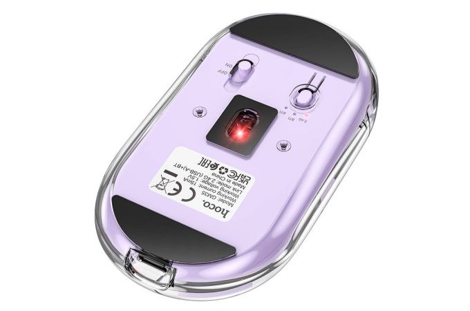 Мышь беспроводная HOCO GM35 General dual-mode (космический серый)