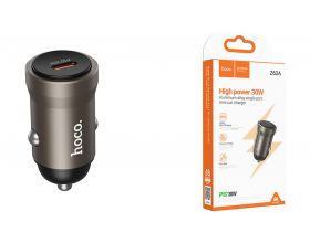 Автомобильное зарядное устройство АЗУ USB-C HOCO Z62A Energy PD30W (золотой)