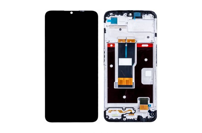 Дисплей для Realme C31 (RMX3501) в сборе с тачскрином + рамка (черный) org