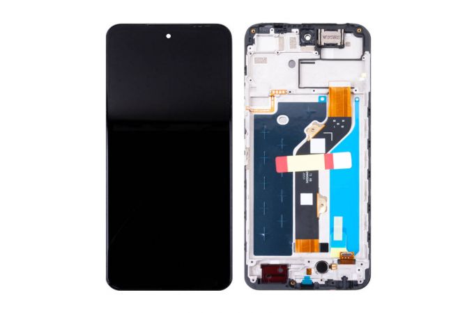 Дисплей для Tecno Pova Neo 3 (LH6n) в сборе с тачскрином + рамка (черный) org