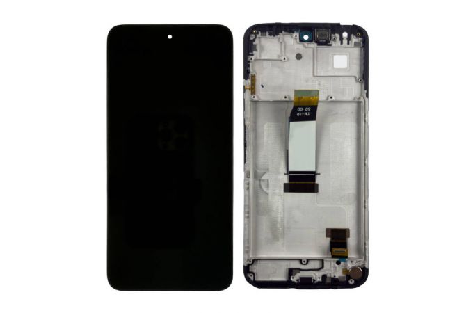 Дисплей для Xiaomi Poco M6 4G (2404APC5FG) в сборе с тачскрином + рамка (черный) org