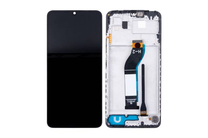 Дисплей для Xiaomi Redmi 13C 4G (23100RN82L) в сборе с тачскрином + рамка (черный) org