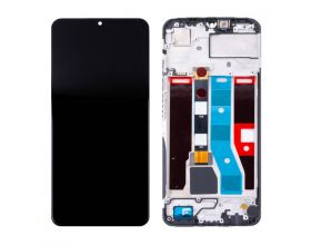 Дисплей для Realme Note 50 (RMX3834) в сборе с тачскрином + рамка (черный) org