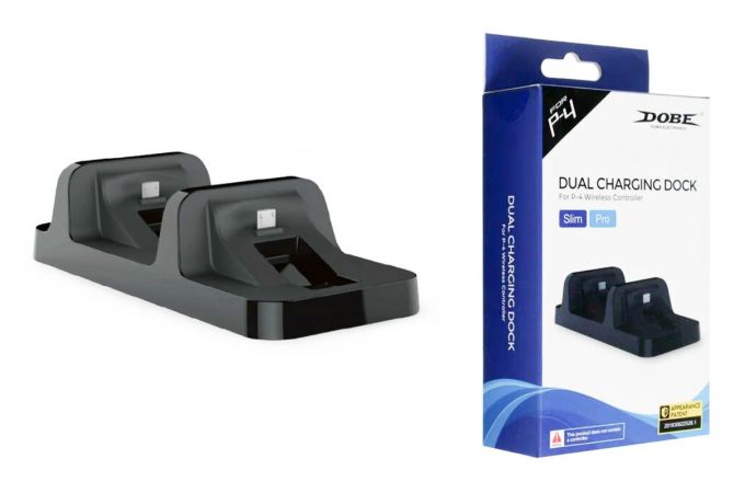 Зарядная станция для геймпадов DOBE PS4 / PS4 Slim / PS4 PRO TP4-002 черный