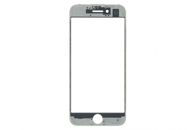 Стекло для iPhone 7 (4.7) + рамка + OCA + поляризационная пленка (белый)