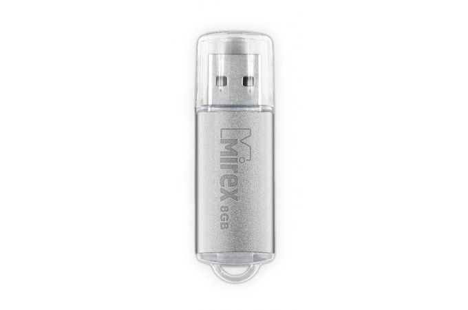 Флешка USB 2.0 Mirex UNIT SILVER 8GB (ecopack)