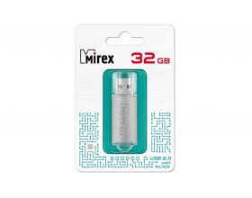 Флешка USB 2.0 Mirex UNIT SILVER 32GB (ecopack)