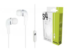 Наушники вакуумные проводные Smartbuy S4 SBH-012K (белый)
