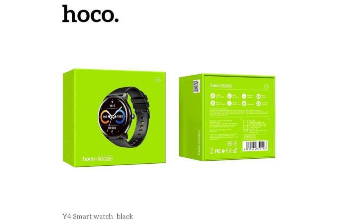 Смарт часы HOCO Y4 (черный)