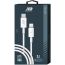 Кабель USB Type-C - Lightning BoraSCO Apple 8-pin (38525) (белый) 1м