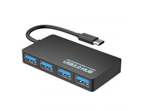 Разветвитель USB HUB 3.0 NN-HB011 на 4 порта TYPE-C (черный)