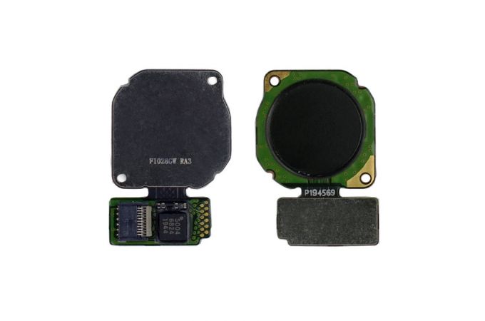 Шлейф для Huawei Honor 8X/ 9X Lite сканера отпечатка пальца (черный)