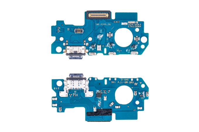 Шлейф для Samsung A346B Galaxy A34 5G с разъемом зарядки (плата)