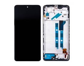 Дисплей для Xiaomi Redmi Note 12 Pro 4G (2209116AG) в сборе с тачскрином + рамка (черный) 100%