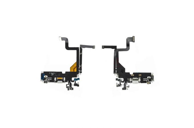 Шлейф для iPhone 13 Pro с разъемом зарядки (белый) org разбор