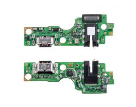 Шлейф для Tecno Spark Go 1 (KL4) с разъемом зарядки + разъем гарнитуры (плата) HQ