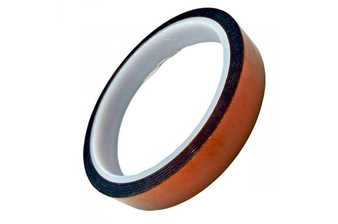 Термоскотч 15 мм (полиимидная лента (каптон)) до 300°