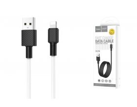 Кабель USB - Lightning HOCO X29, 2A (белый) 1м