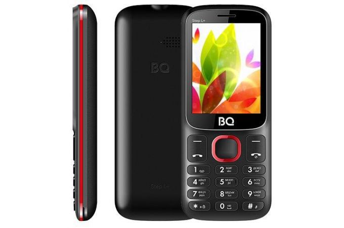 Сотовый телефон BQ M-2440 Step L+ Black Red