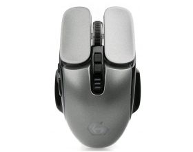 Мышь игровая беспроводная Gembird MGW-500 (серебристый)
