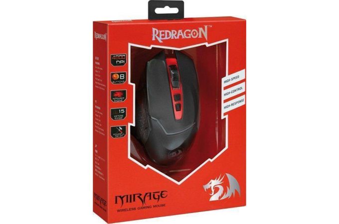 Мышь игровая беспроводная Redragon Mirage (черный)