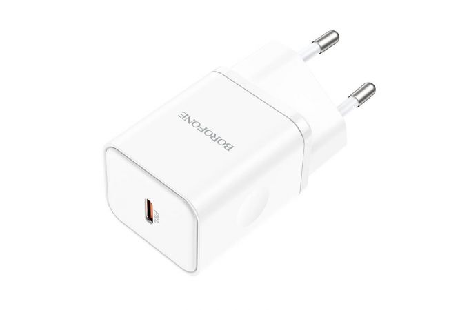 Сетевое зарядное устройство USB-C BOROFONE BN6 Field PD20W (белый)