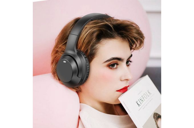 Наушники мониторные беспроводные BOROFONE BO26 Delightful wireless headset Bluetooth (молочный белый)