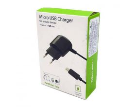 Сетевое зарядное устройство USB + кабель MicroUSB Red Line в упаковке 1000mAh