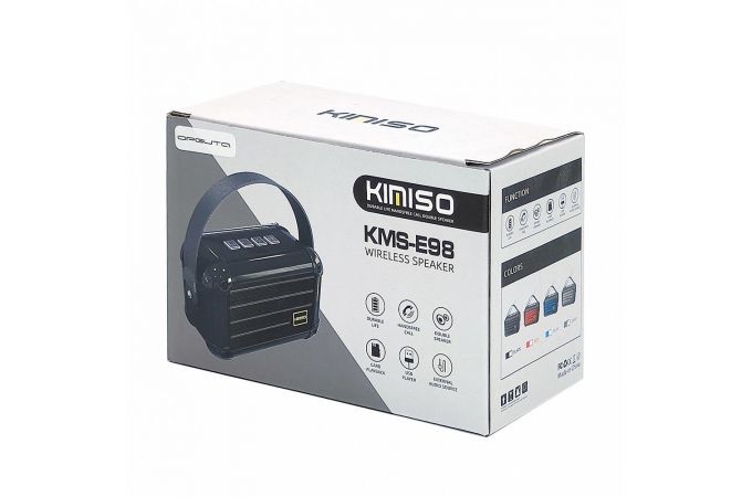 Портативная беспроводная колонка KIMISO KMS-E98 (черный)