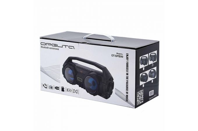 Портативная беспроводная колонка Орбита OT-SPB99(BS01) BT (серый)