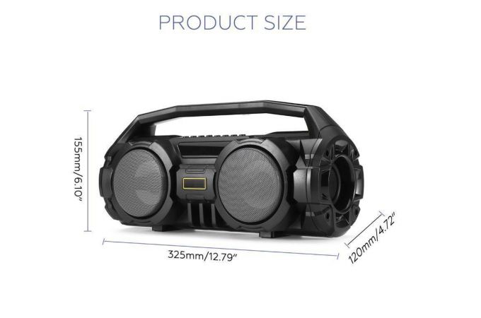 Портативная беспроводная колонка Орбита OT-SPB99(BS01) BT (серый)