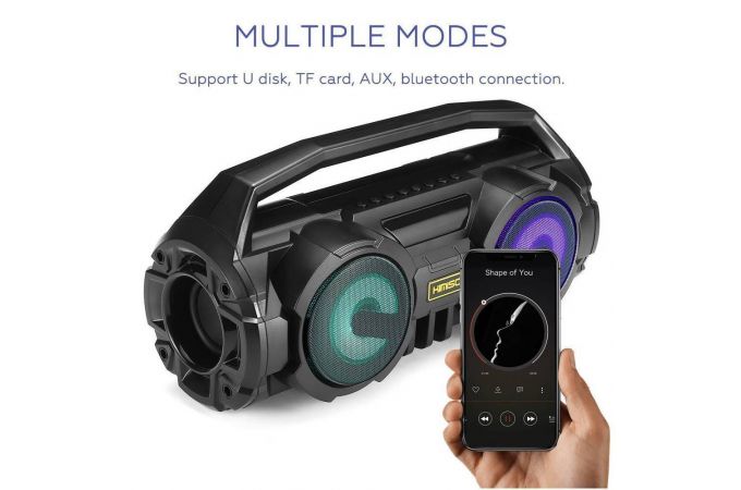 Портативная беспроводная колонка Орбита OT-SPB99(BS01) BT (серый)