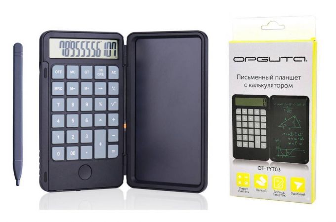 Калькулятор-планшет Орбита OT-TYT03 Черный графический (6.5")