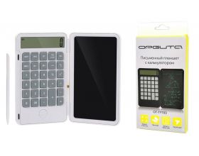 Калькулятор-планшет Орбита OT-TYT03 Белый графический (6.5&quot;)