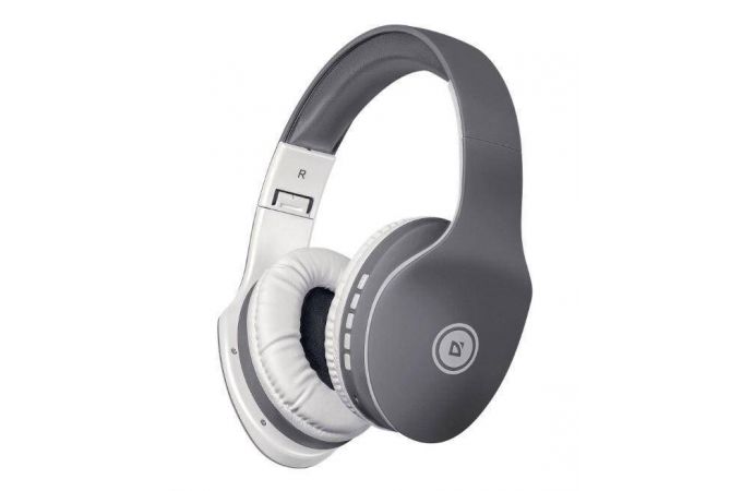 Наушники мониторные беспроводные Defender FreeMotion B525 Bluetooth (бело-серый)
