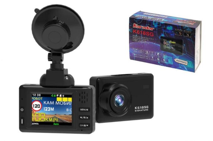 Радар-детектор-видеорегистратор 3 в 1 Karadar K618SG GPS