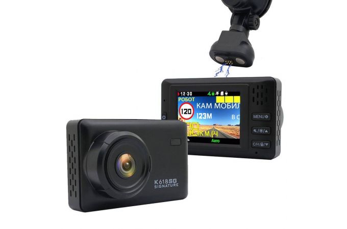 Радар-детектор-видеорегистратор 3 в 1 Karadar K618SG GPS