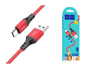 Кабель USB - USB Type-C HOCO X86 (красный) 1м