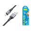Кабель USB - MicroUSB HOCO X92 (черный) силиконовый 3м