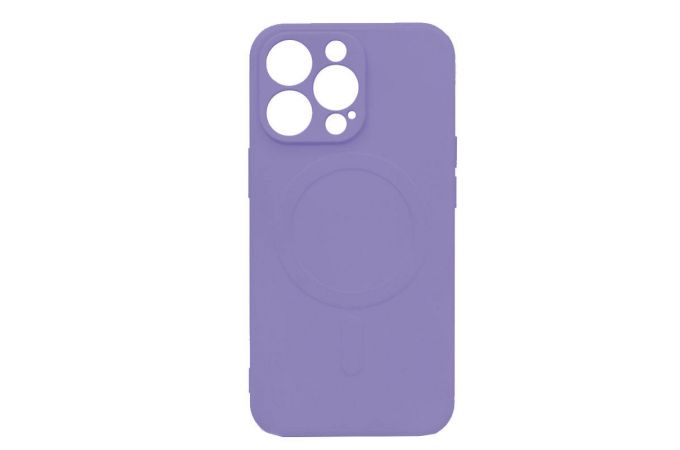 Чехол для iPhone 14 Pro (6.1) MagSafe (фиолетовый)