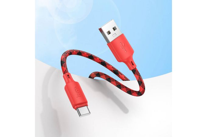 Кабель USB - USB Type-C HOCO X116 Meridian (фиолетовый градиент)
