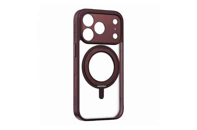 Чехол для iPhone 17 Pro Max MOMAX MRAP25XLD Roller (Бордовый)