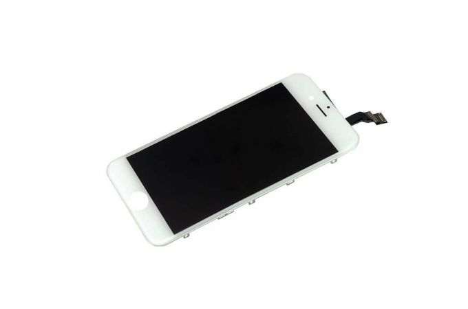 Дисплей для iPhone 6 (4.7) в сборе с тачскрином и рамкой (белый)