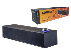 Колонка-саундбар Perfeo "CONCERT", мощность 6 Вт, USB, "дерево" черный PF_A4436