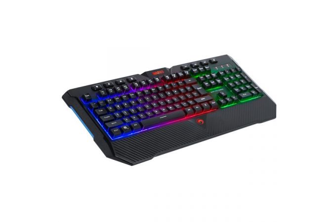 Клавиатура игровая проводная MARVO K656, подсветка RGB, 112 кл., USB (черный)