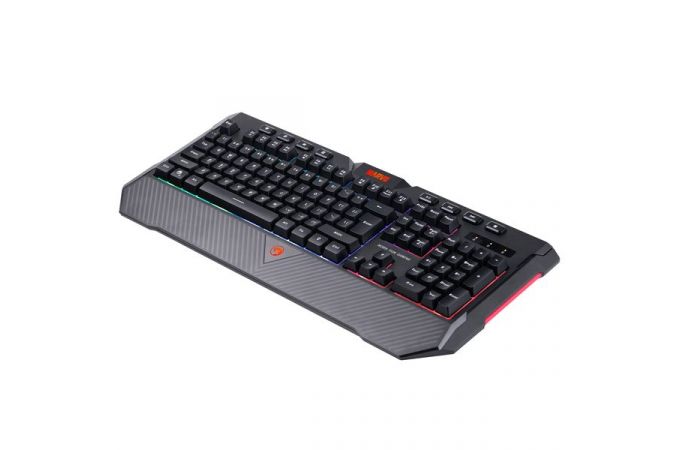 Клавиатура игровая проводная MARVO K656, подсветка RGB, 112 кл., USB (черный)