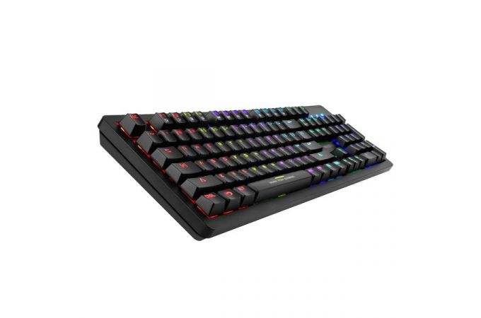 Клавиатура игровая механическая проводная MARVO KG916, подсветка RGB, 104 кл. USB (чёрный)