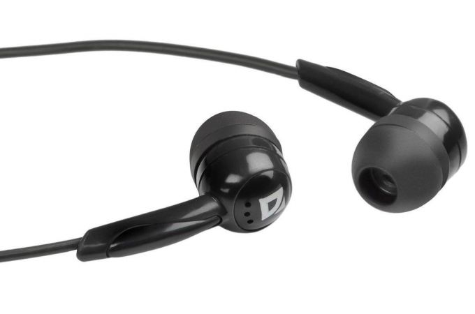 Наушники вакуумные проводные Defender Basic 604 (черный)
