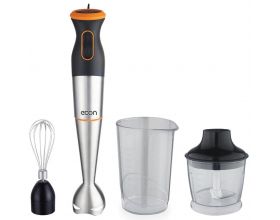 Блендер ECON ECO-443HB черный со стальным 1000 Вт, нож из нерж.стали, изм., венчик