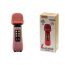 Караоке микрофон WSTER WS-898 беспроводной (Bluetooth, динамики, USB) (розовый)